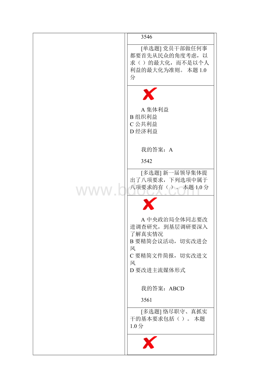 《党员干部必须恪尽职守真抓实干》测试题及答案.docx_第3页