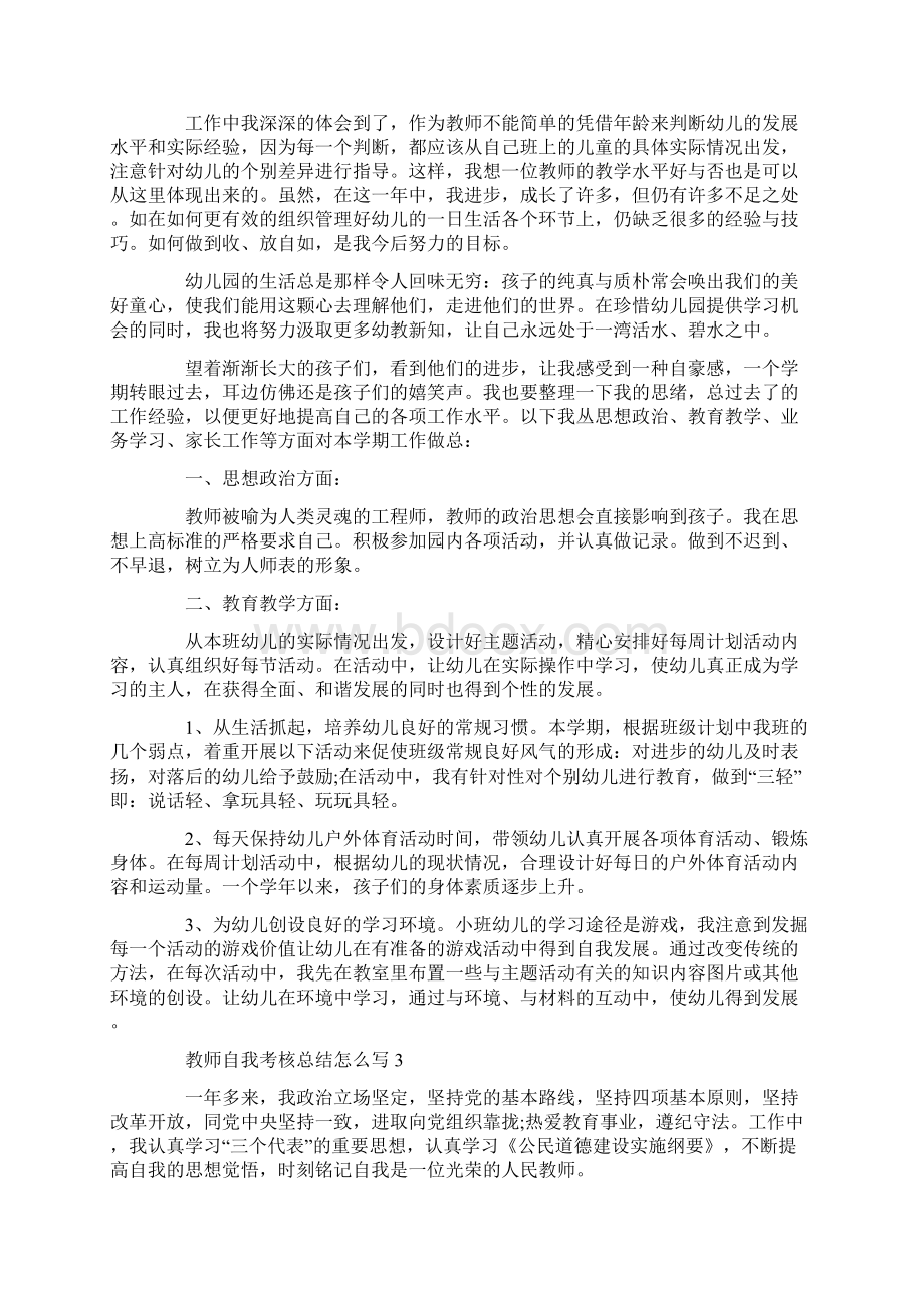 教师自我考核总结怎么写五篇.docx_第3页