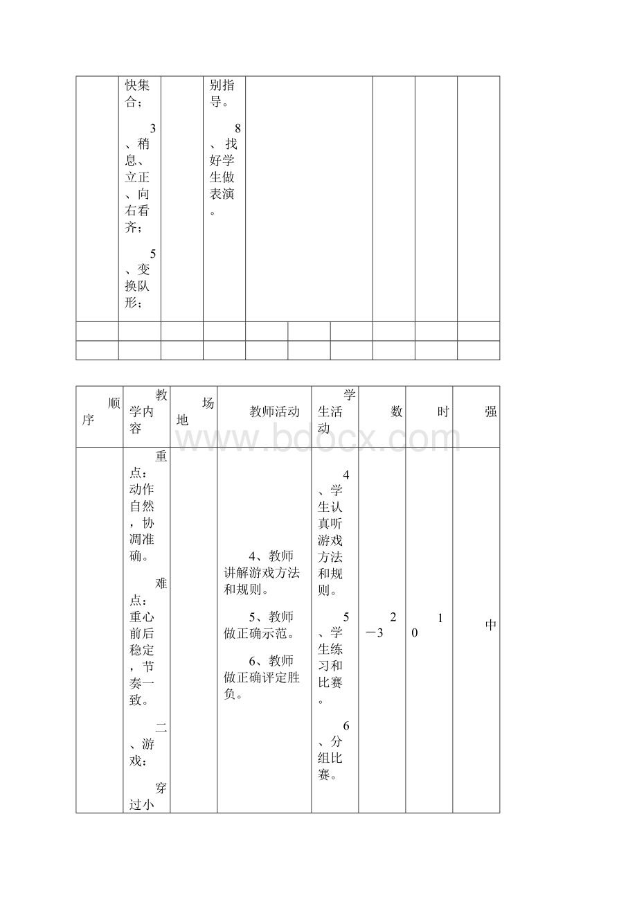 三年级下册体育课堂教学设计.docx_第3页