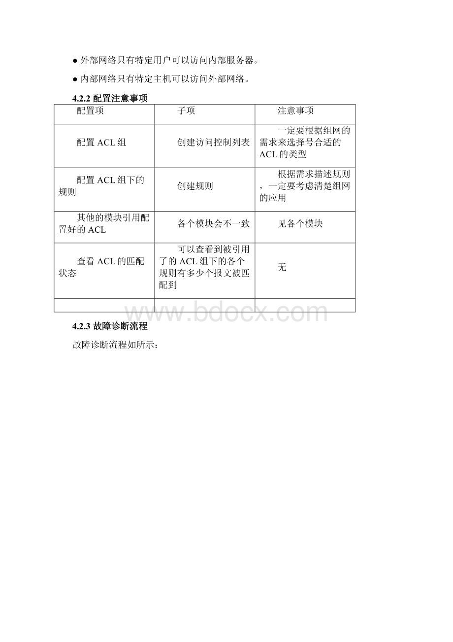 华为数通操作手册 VRP全系列 VRP故障处理手册 路由器 04第4章 ACL故障处理Word格式.docx_第3页