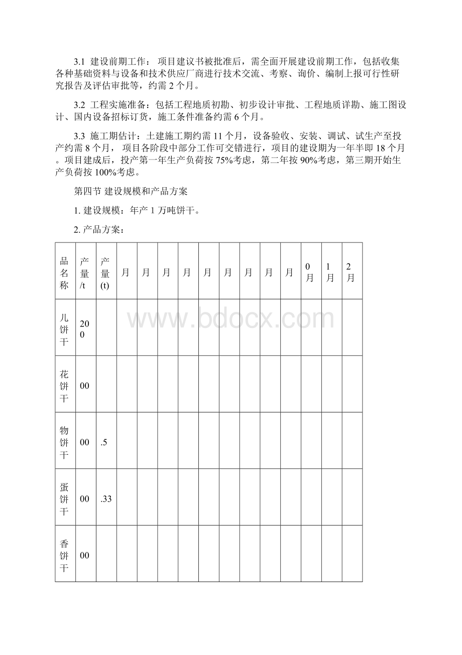 完整word版饼干工厂生产设计方案和可行性方案word文档良心出品.docx_第2页