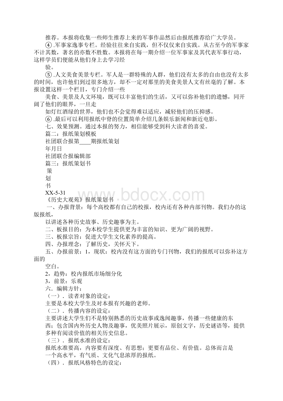 报纸策划书模板文档格式.docx_第2页