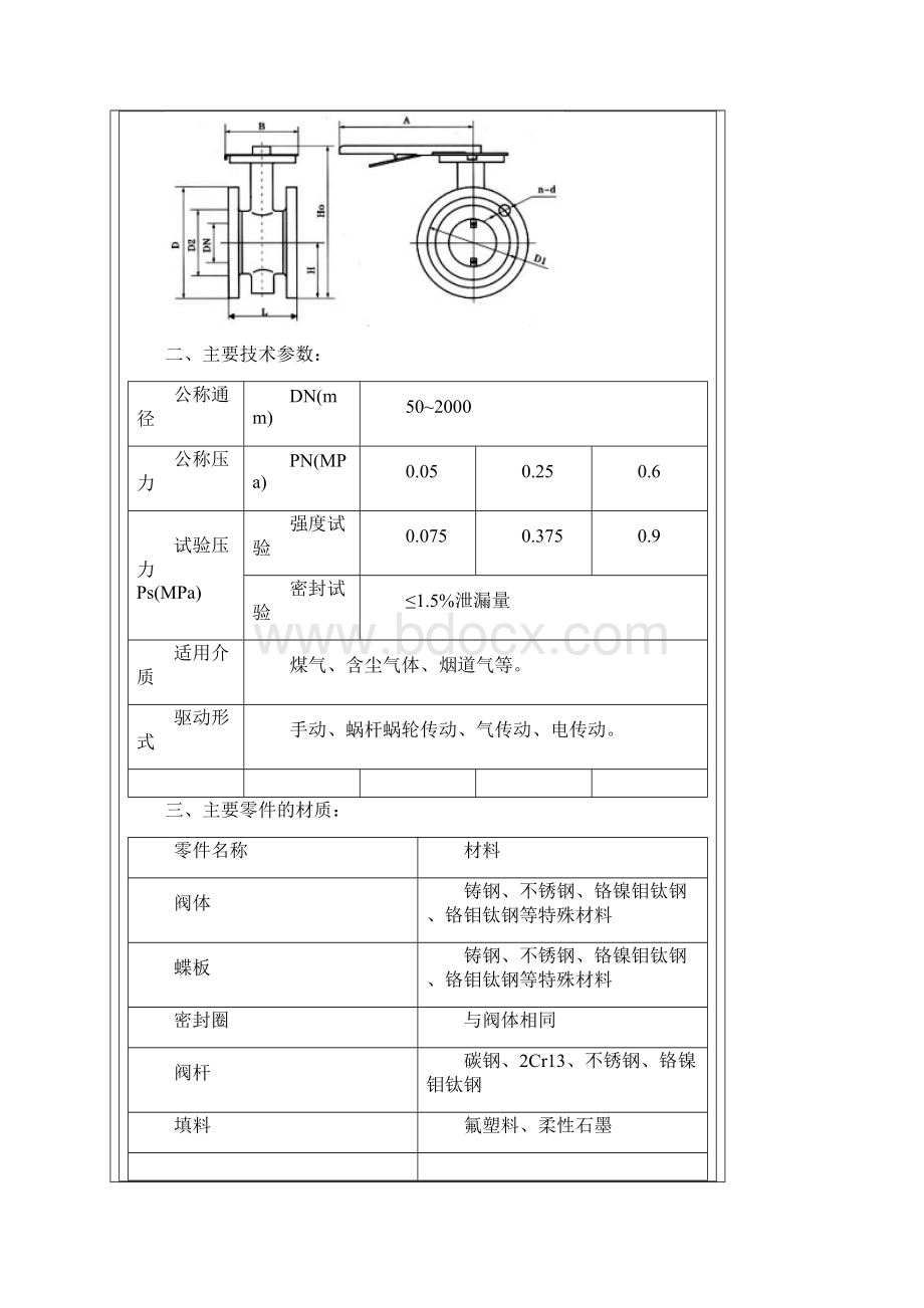 通风蝶阀文档格式.docx_第2页