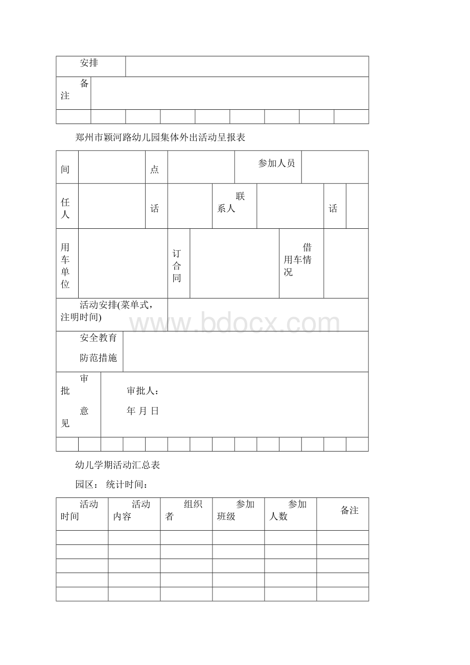 幼儿园日常管理实用表格汇总.docx_第3页