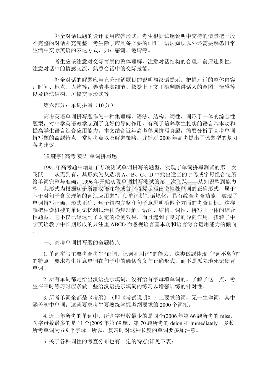 英语高考常考知识点总结阅读理解短文改错书面表达汇总.docx_第2页