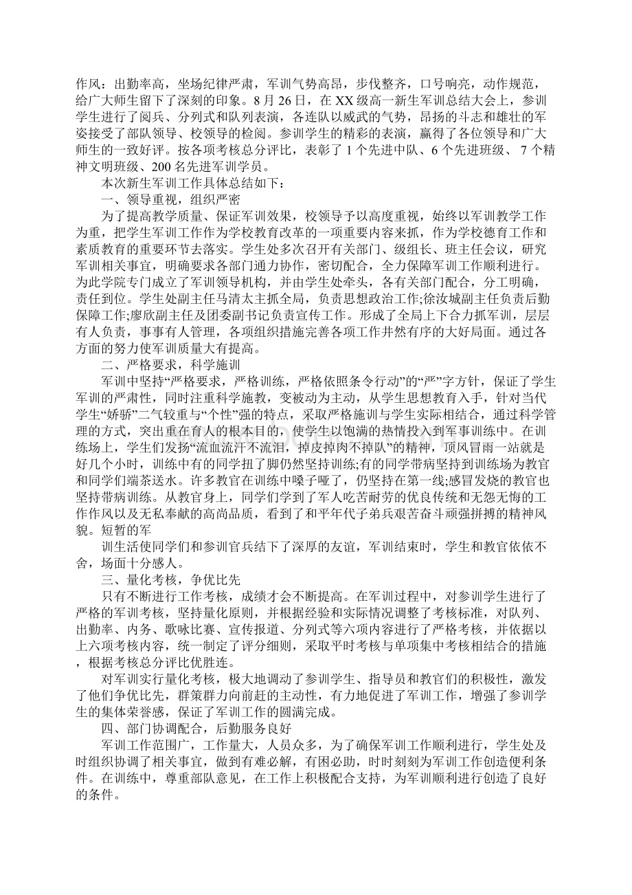 作文军训心得体会文档格式.docx_第3页