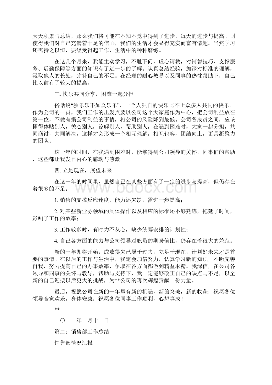 销售支持工作总结文档格式.docx_第2页