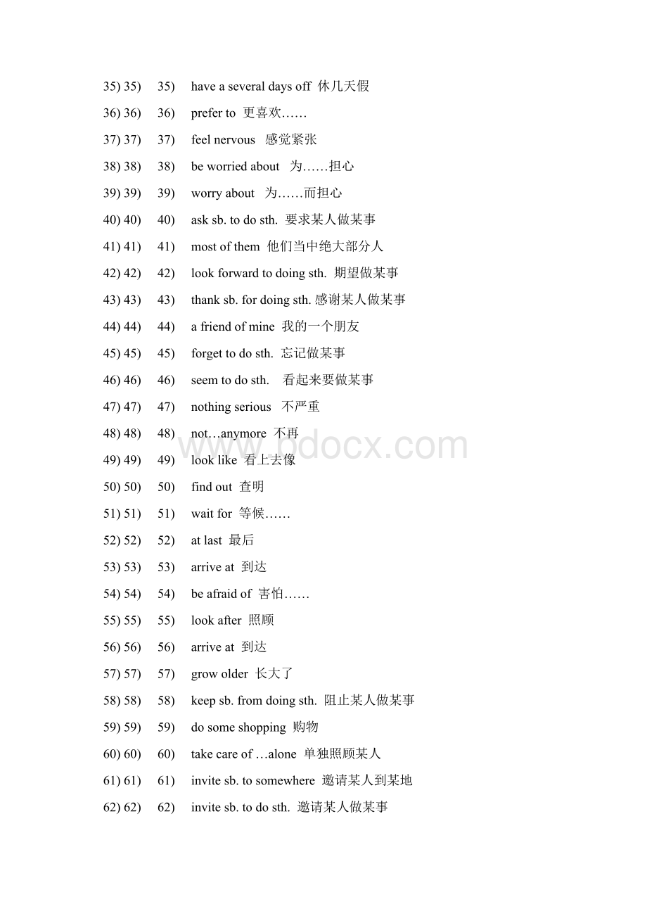 no1八年级英语下册 Unit 14 Revision Two知识精讲无答案北京课改版.docx_第3页