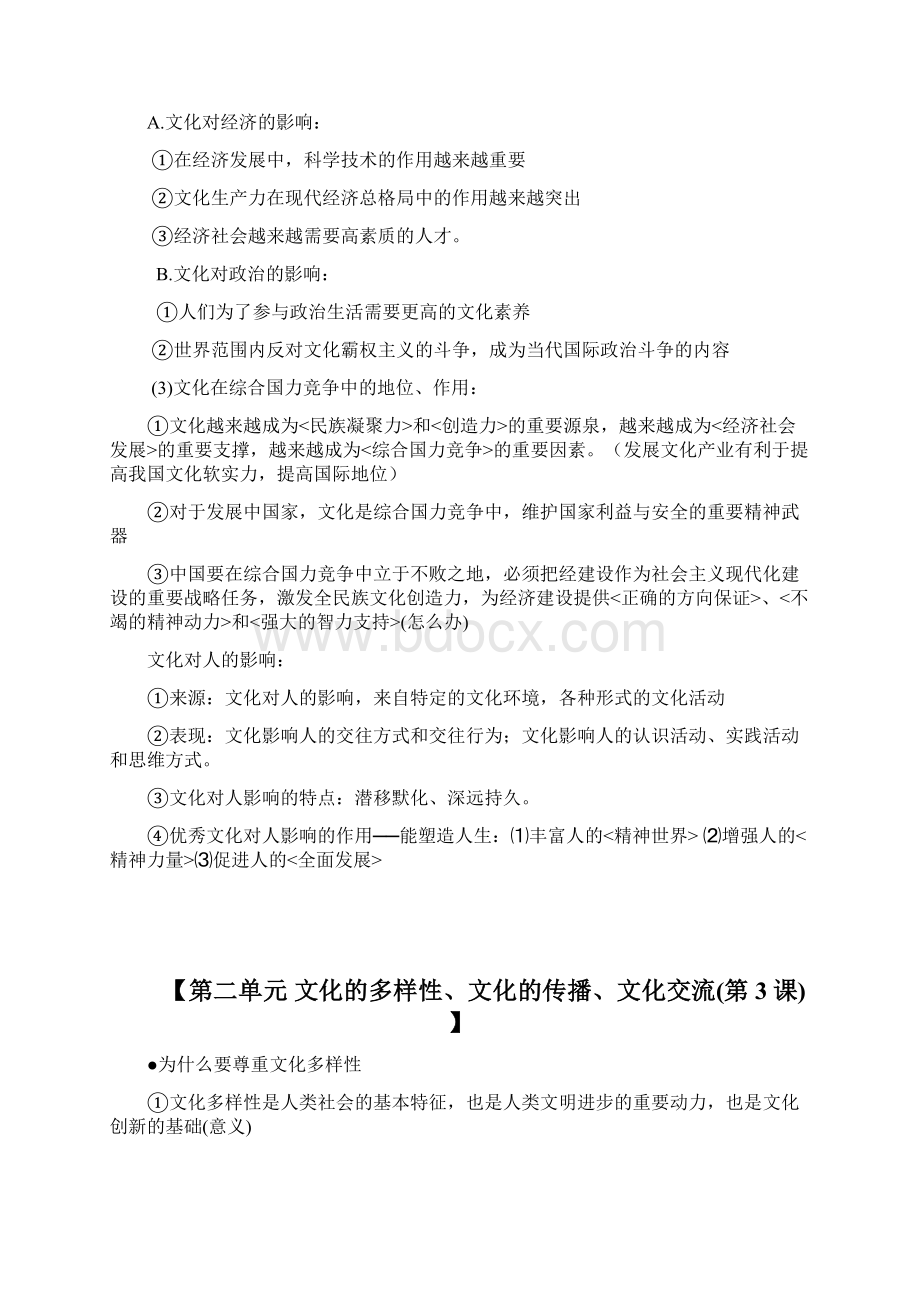 尚择优选政治文化生活答题模板精华版.docx_第2页