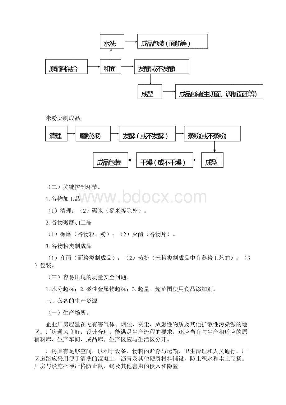 其他粮食加工品生产许可证审查细则.docx_第2页