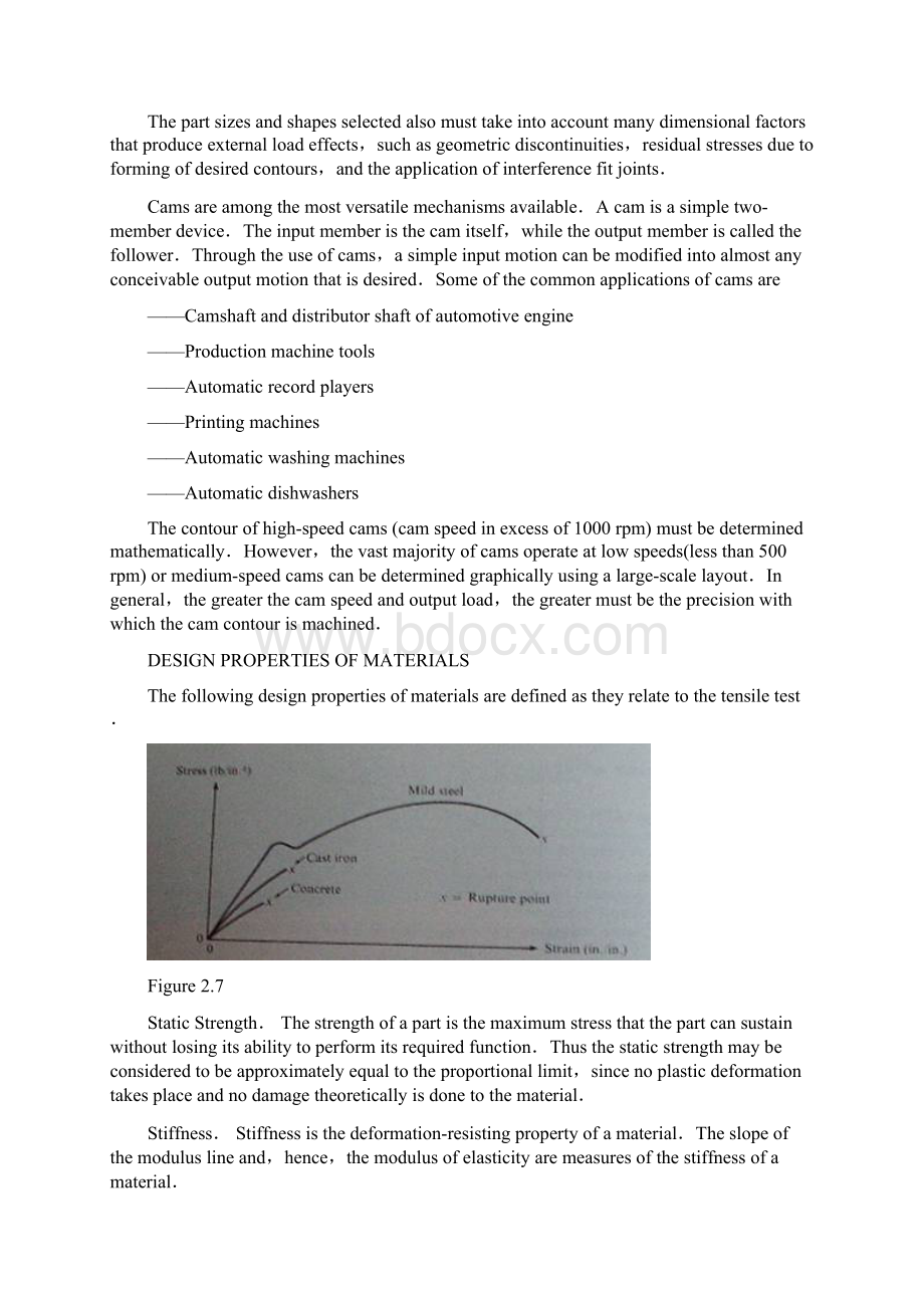 Failure AnalysisDimensional Determination And AnalysisApplications Of Cams.docx_第2页