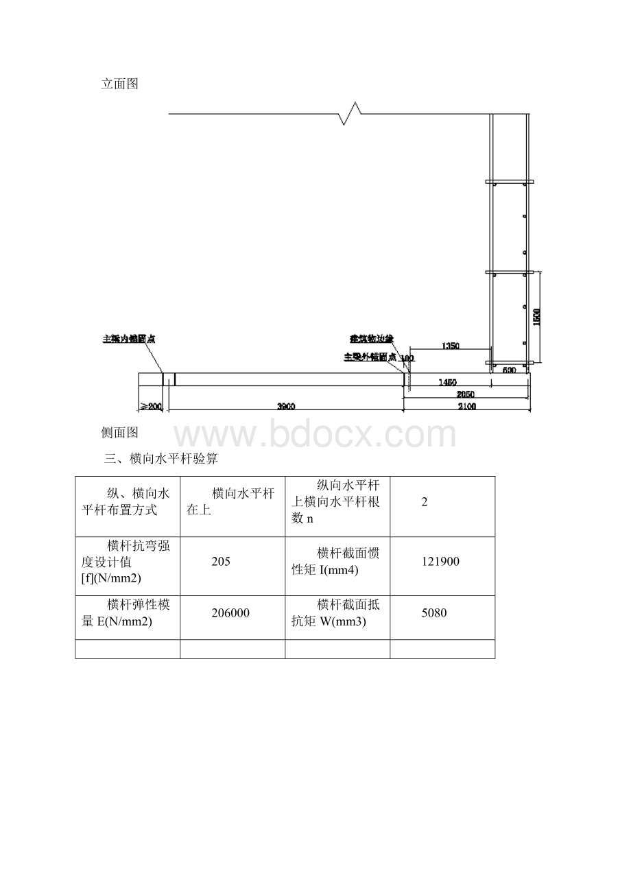 型钢悬挑脚手架计算书.docx_第3页