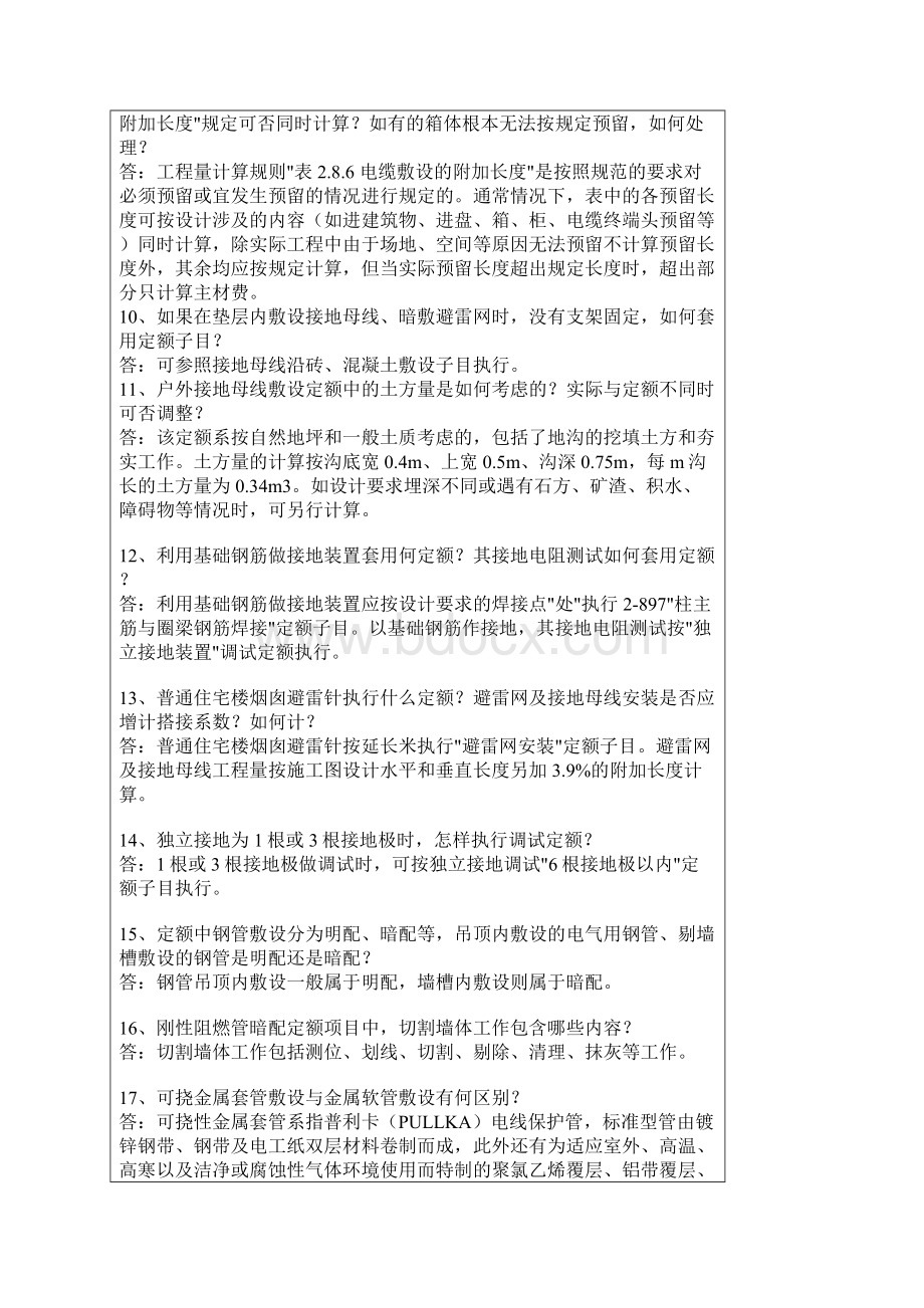 山东省安装定额解释电气Word格式文档下载.docx_第2页