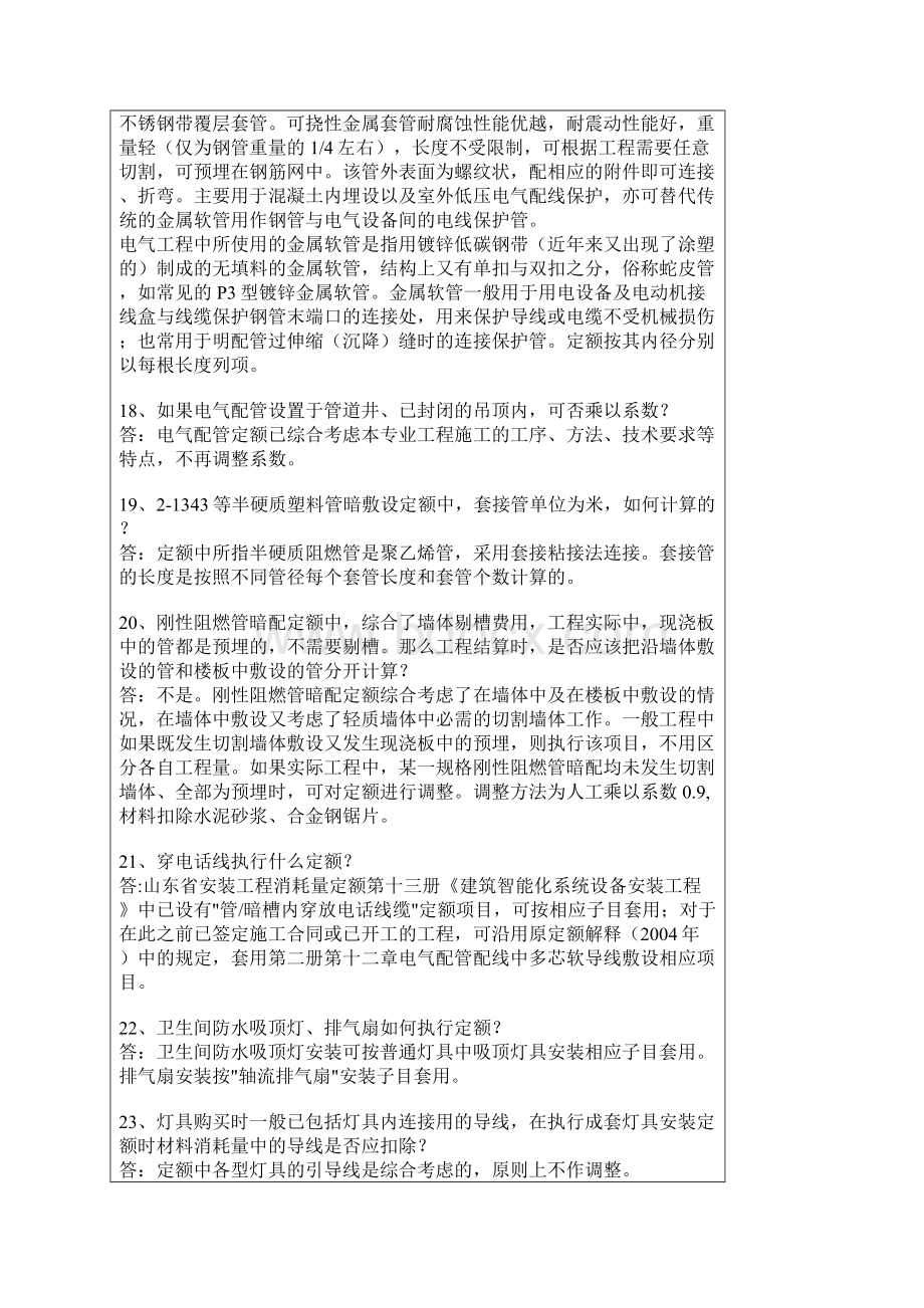 山东省安装定额解释电气Word格式文档下载.docx_第3页