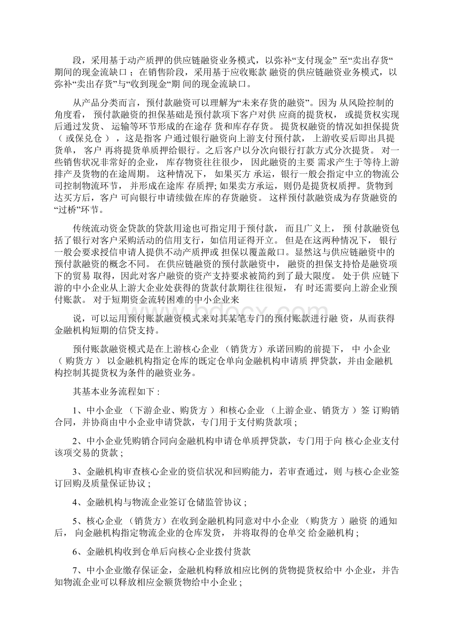 供应链金融的交易模式详细分析附交易结构图Word格式文档下载.docx_第2页