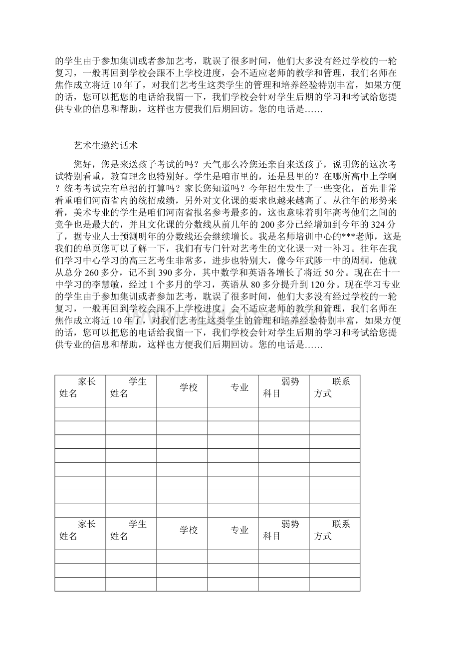 艺术生邀约话术Word文件下载.docx_第3页