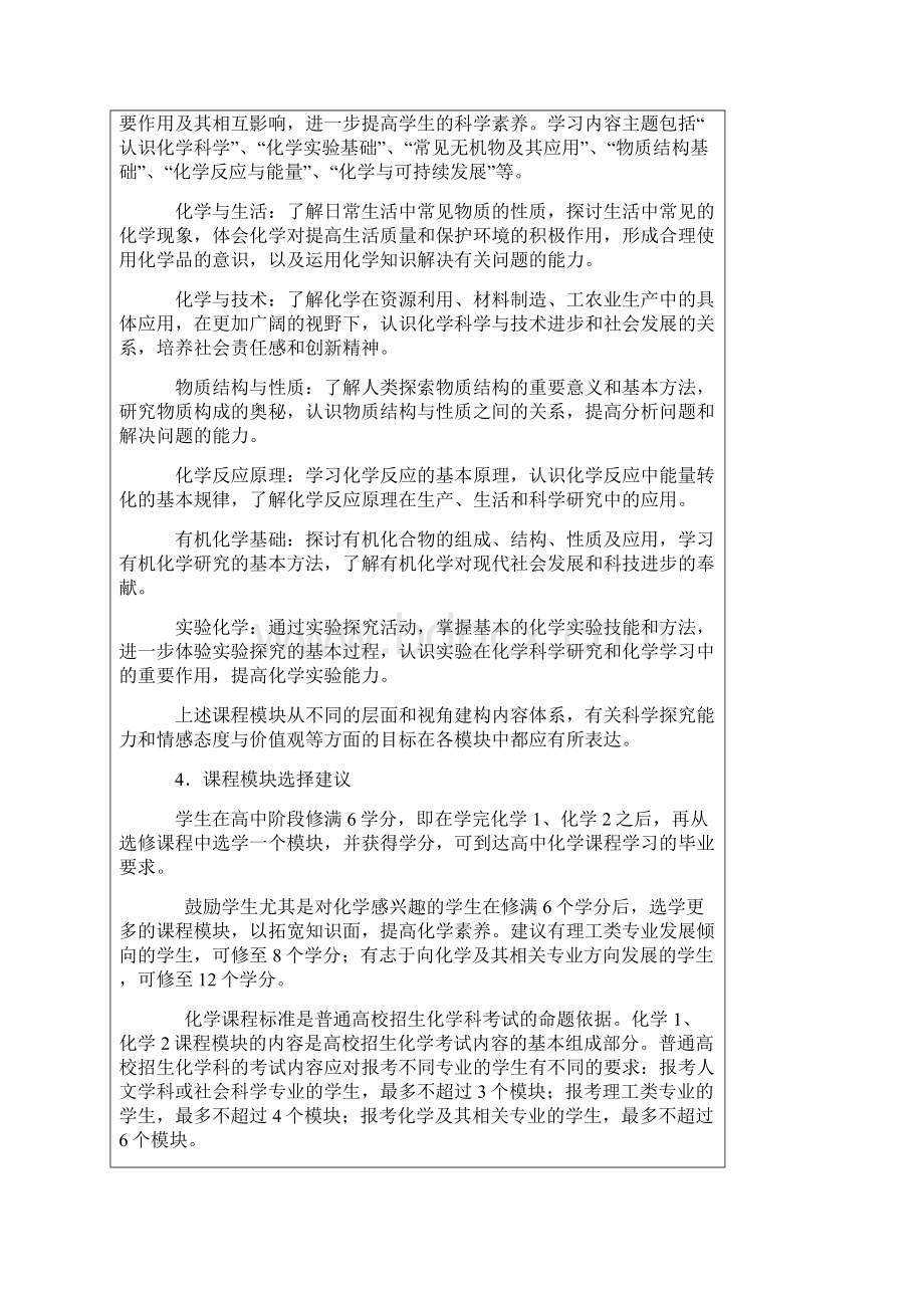 普通高中化学课程标准Word文档下载推荐.docx_第3页