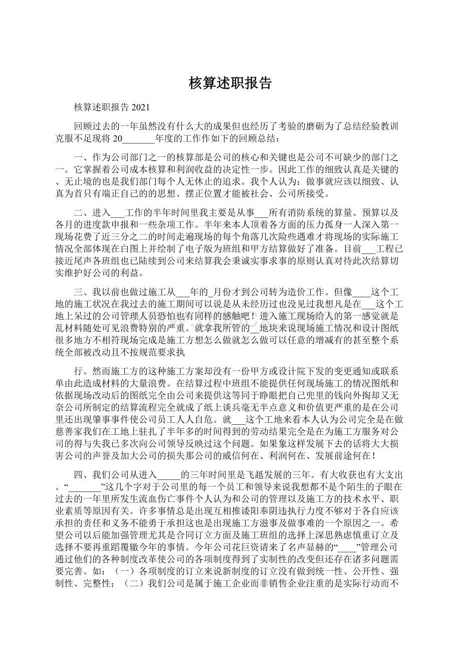 核算述职报告.docx