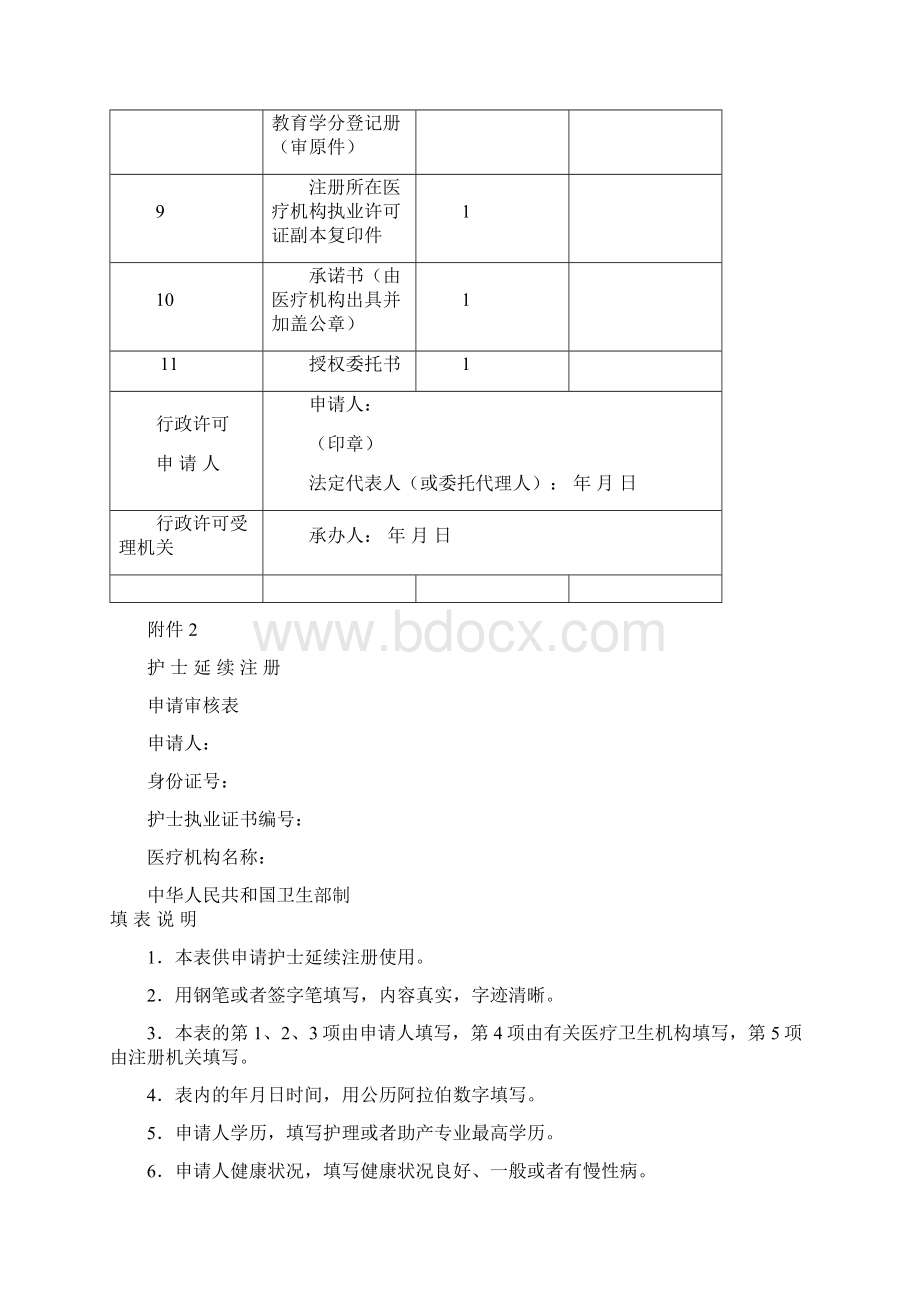 护士延续注册申请材料.docx_第2页