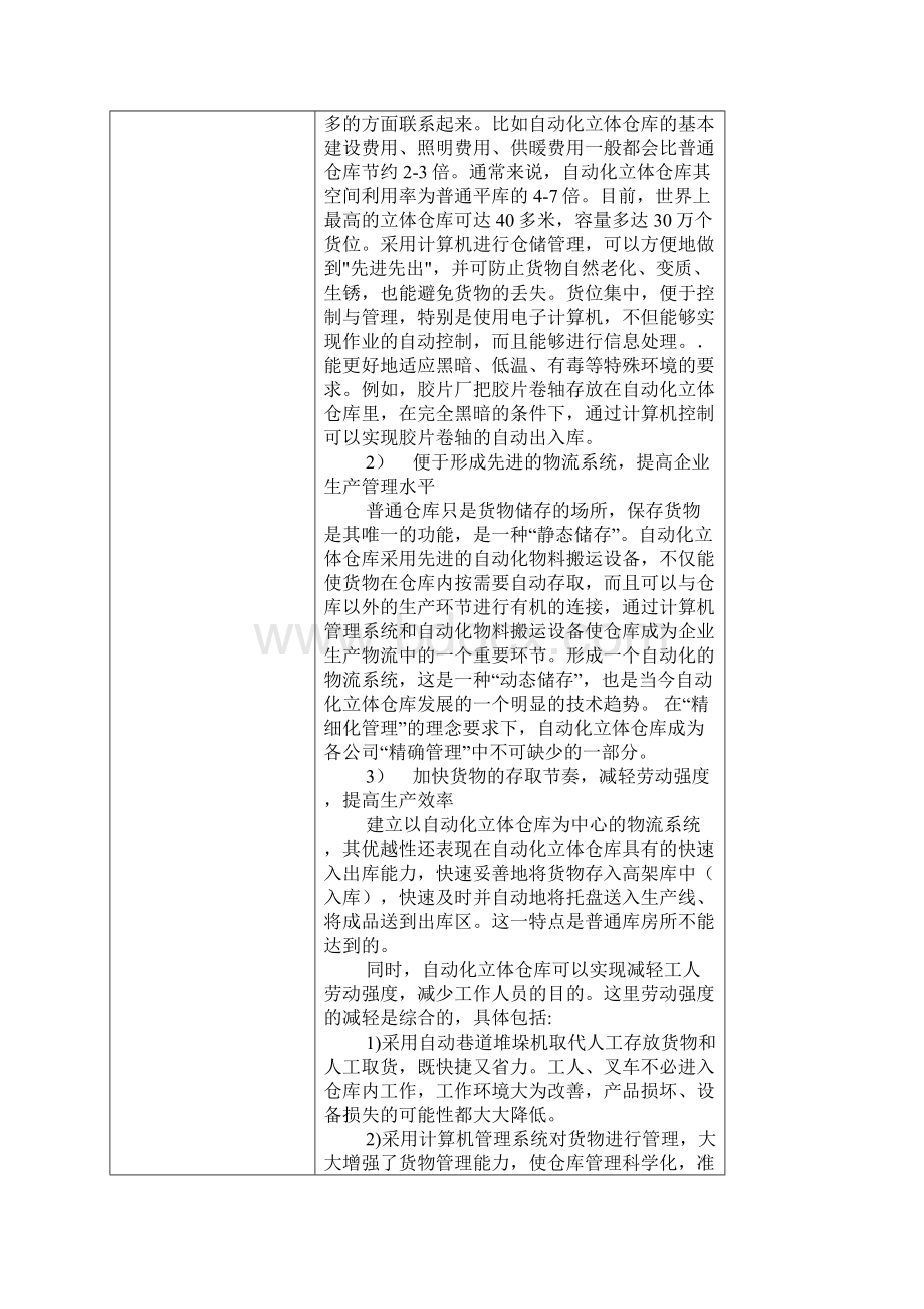 自动化立体仓库与高位叉车库房投资运营对比报告Word文档下载推荐.docx_第2页