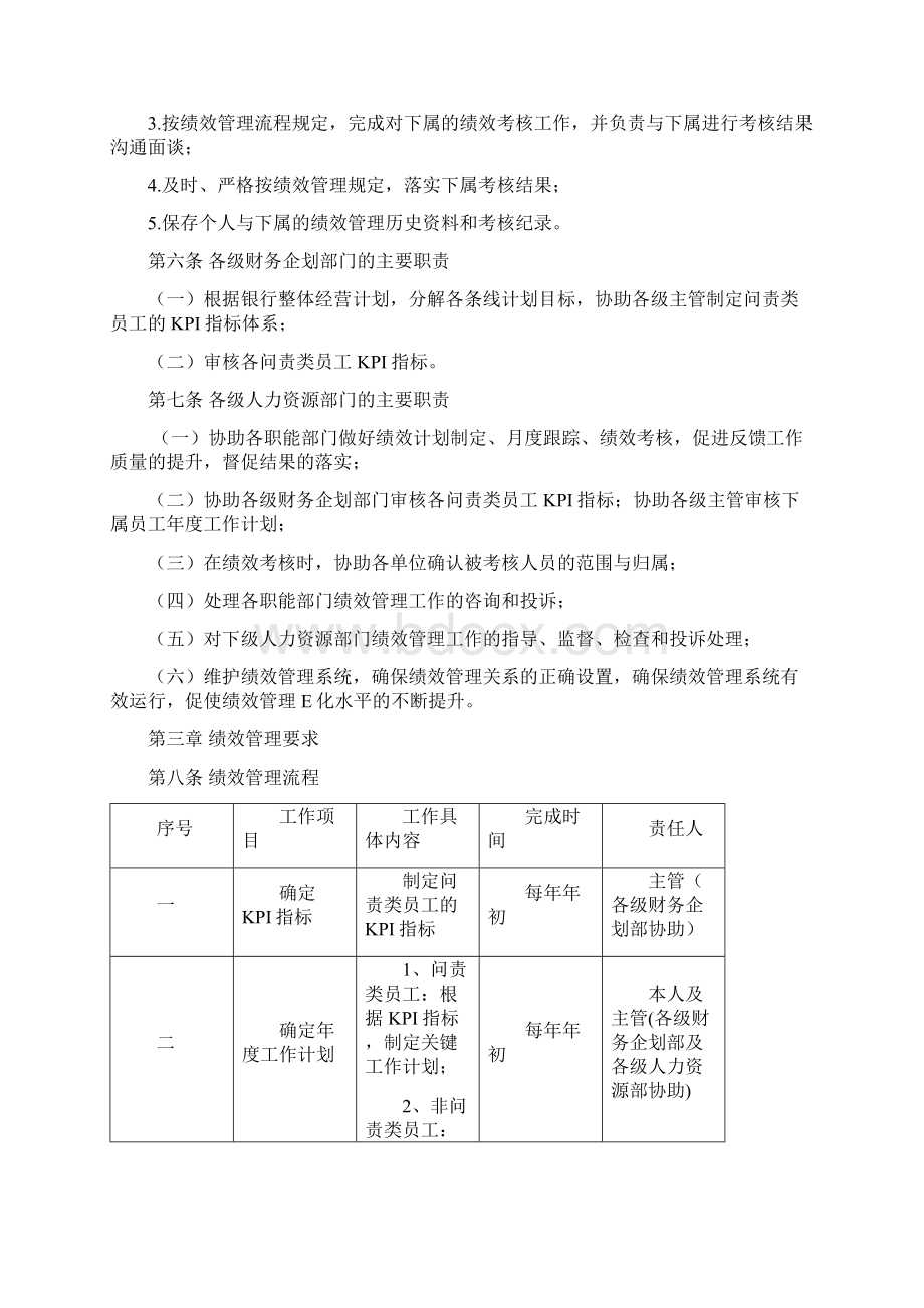 平安银行绩效管理制度流程.docx_第2页