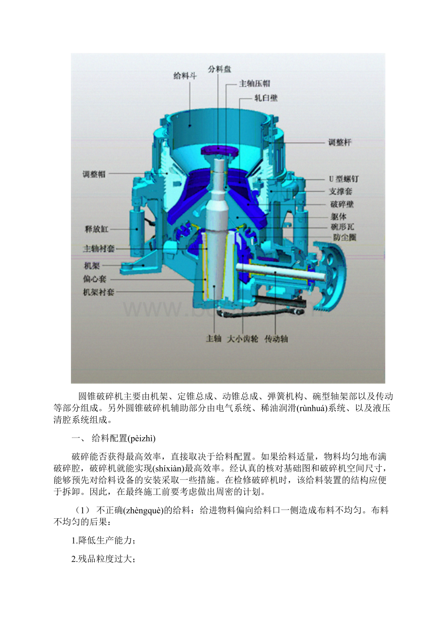 圆锥破碎机的工作原理及原理图共11页.docx_第3页