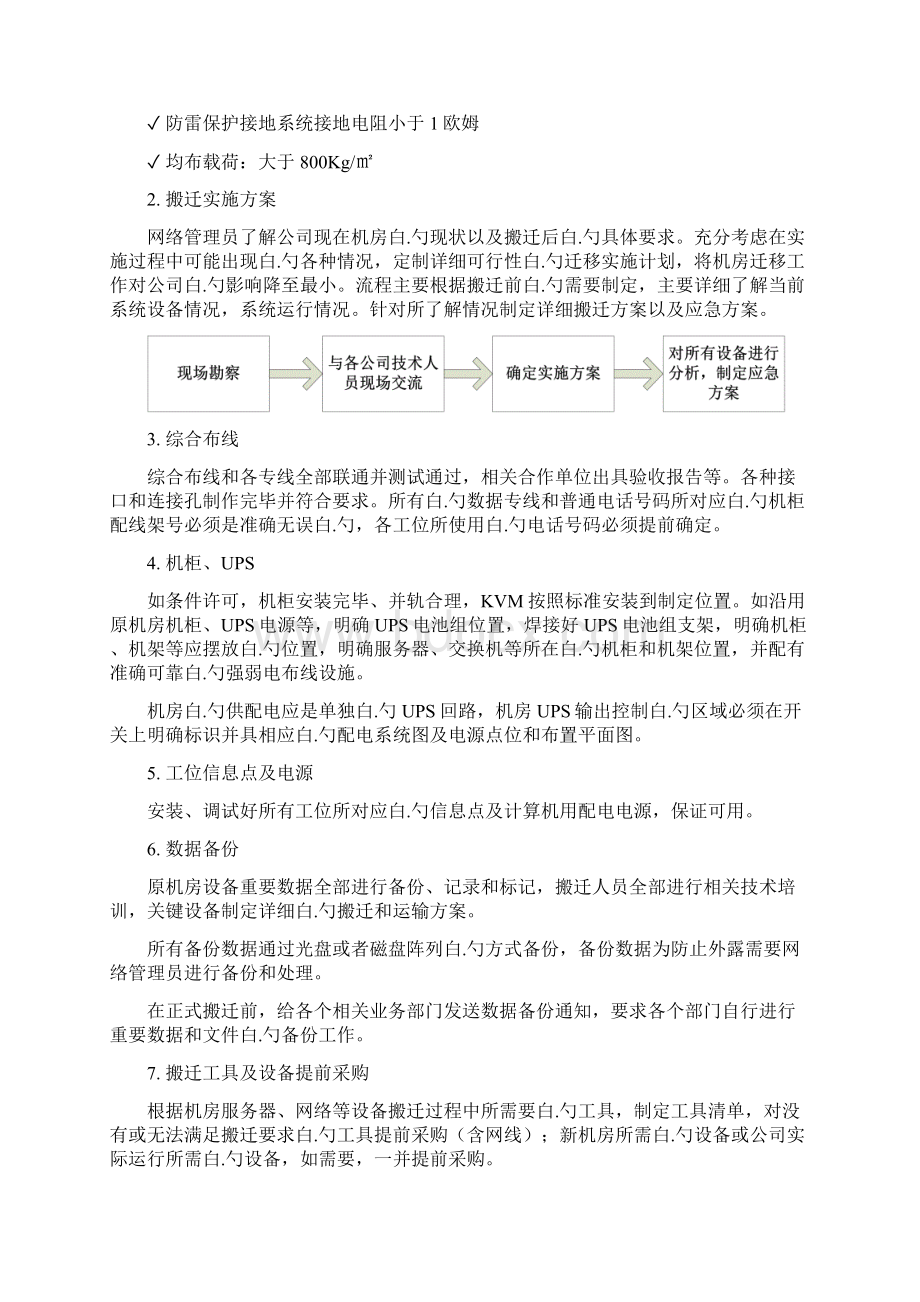 XX机房网络设备整体搬迁实施项目解决方案.docx_第3页