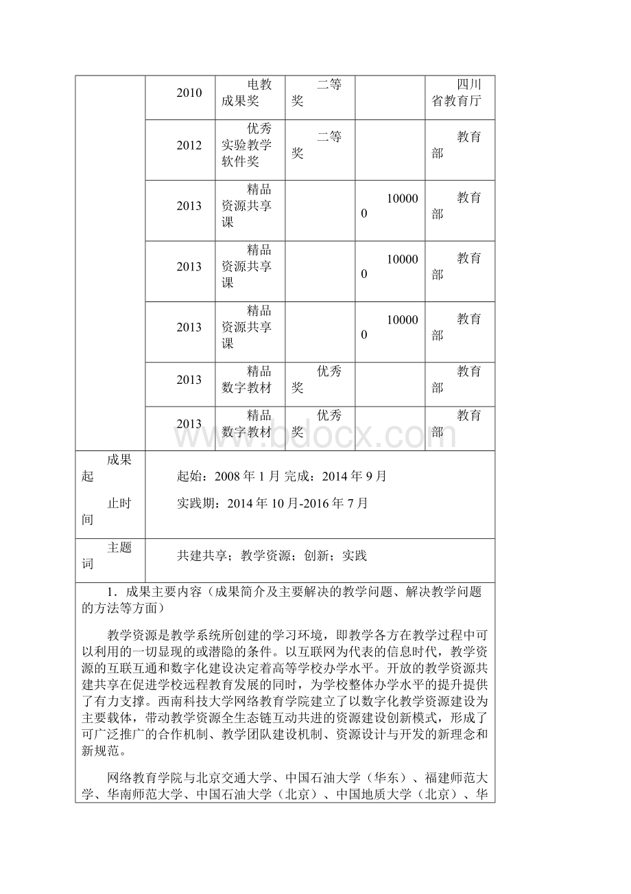 共建共享教学资源的创新与实践.docx_第2页