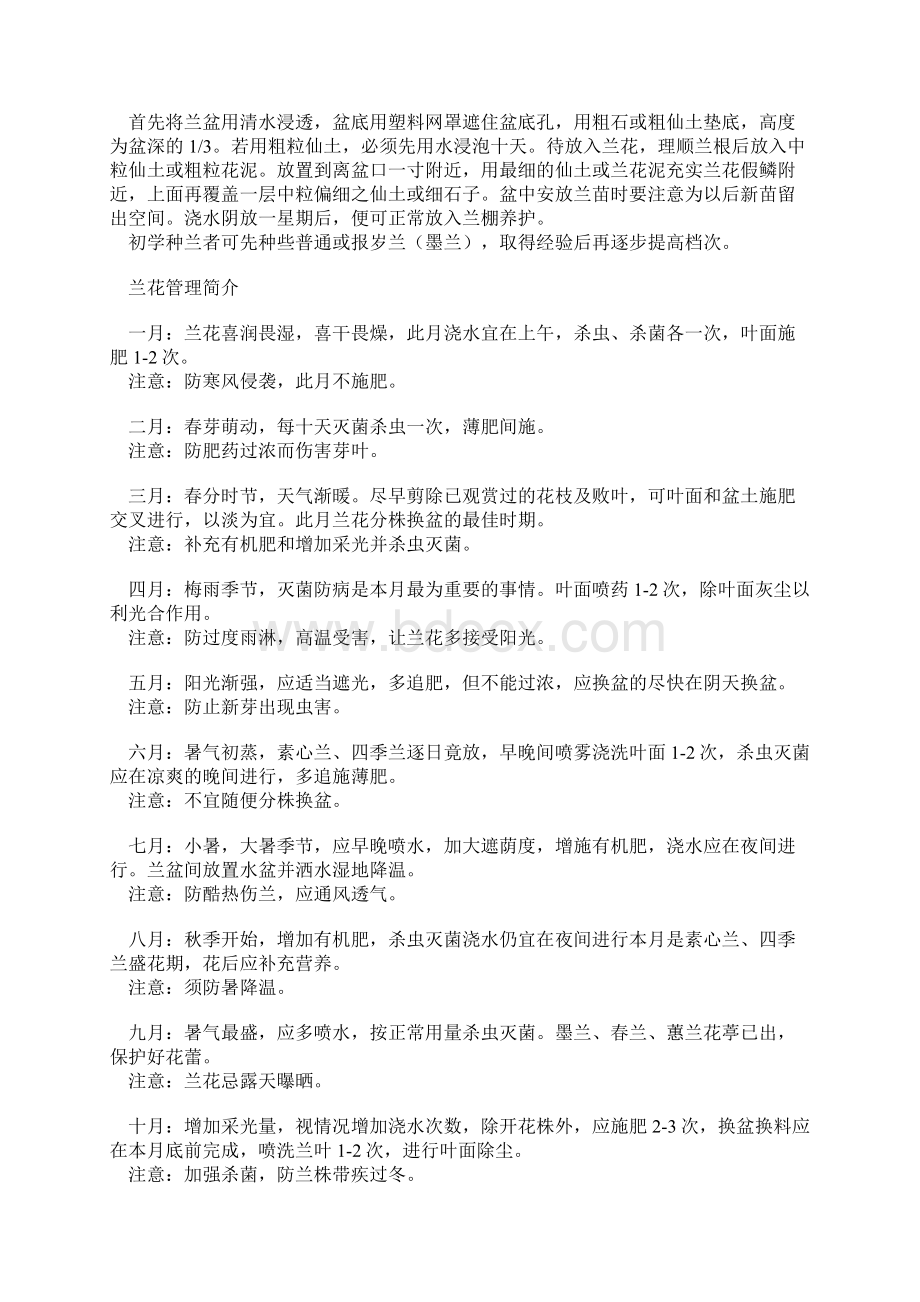 精选请教专家兰花栽培技术的经验总结.docx_第2页