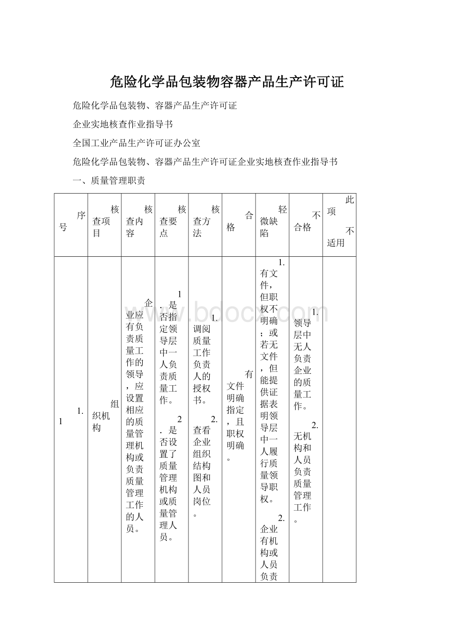 危险化学品包装物容器产品生产许可证Word格式.docx