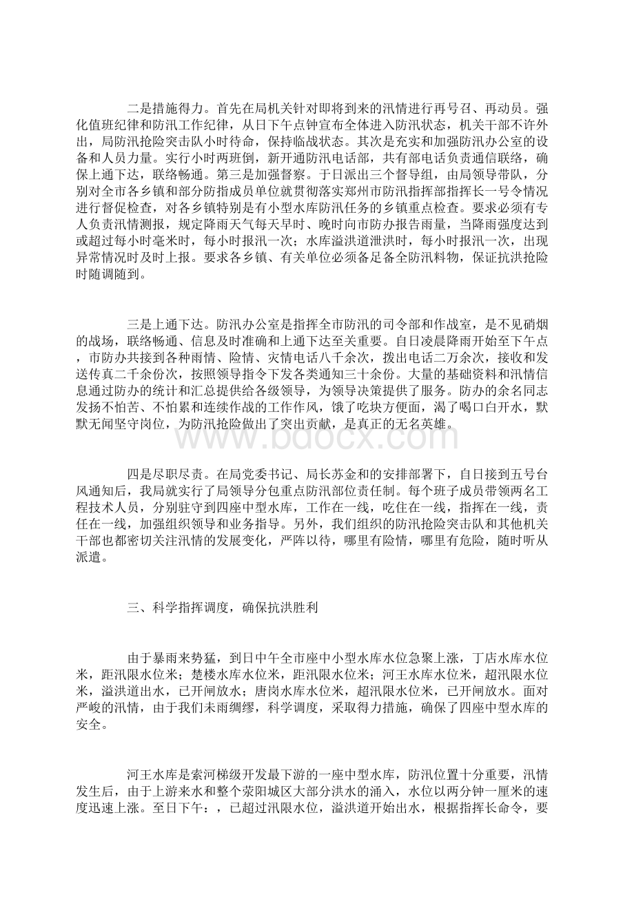 防汛抗洪工作总结Word格式.docx_第2页