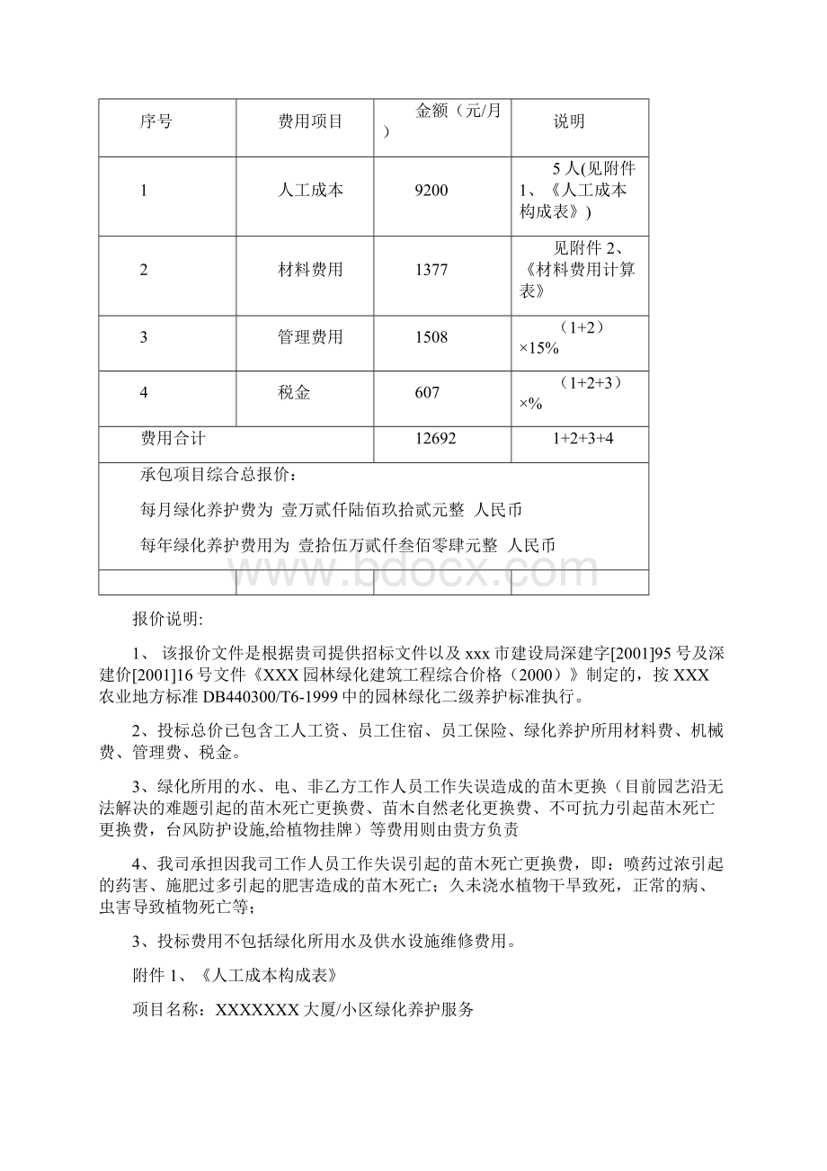 绿化养护报价及方案Word格式文档下载.docx_第2页