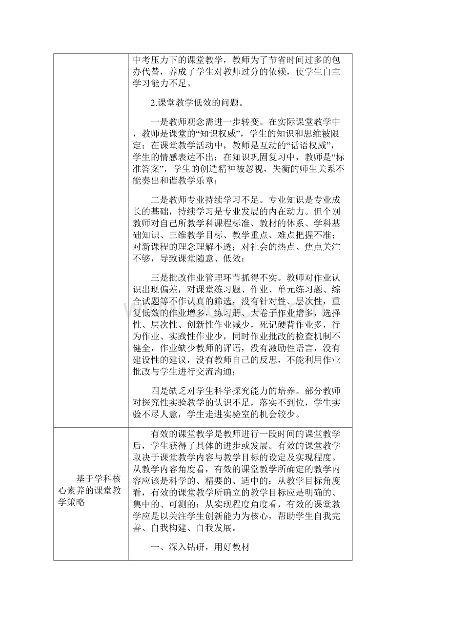 初中数学基于学科核心素养的课堂教学策略设计.docx_第2页