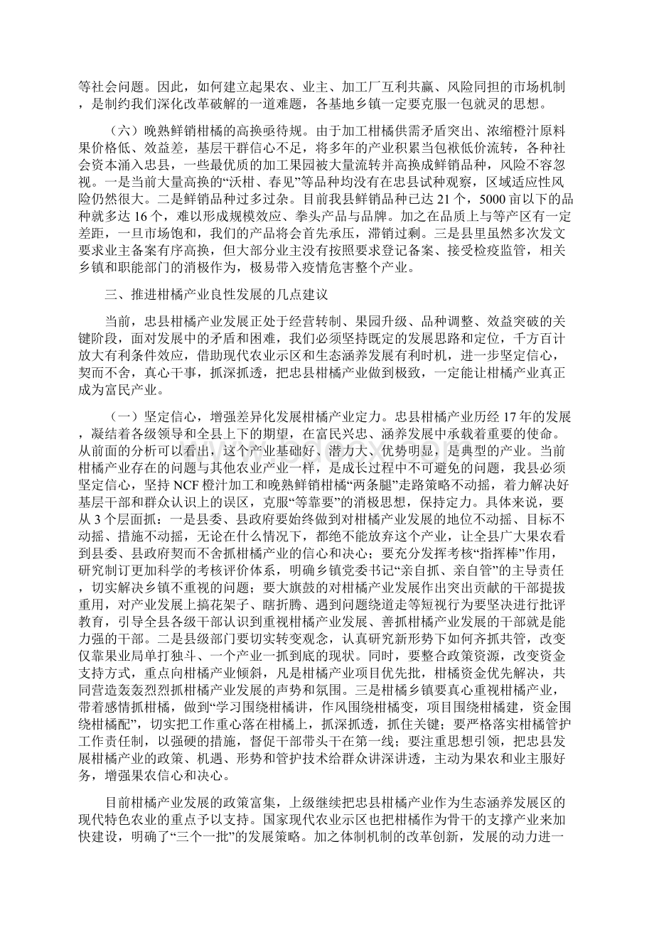 关于发展东坡柑橘产业的建议.docx_第3页