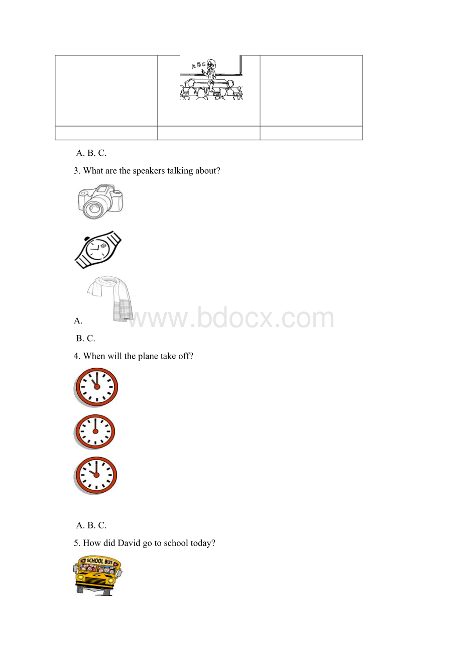 精品浙江省台州市市区初中《英语》毕业学业水平适应性测试题及答案.docx_第2页