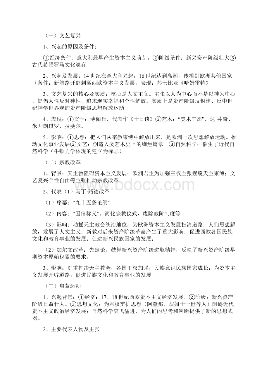 历史高考考点黄金版世界史部分.docx_第3页