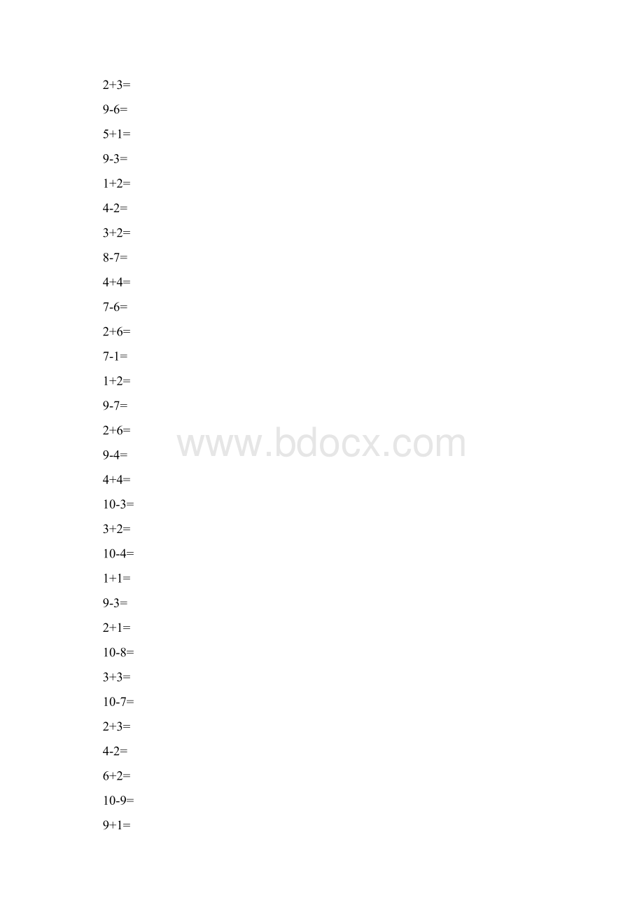 一年级数学上册口算练习34.docx_第2页