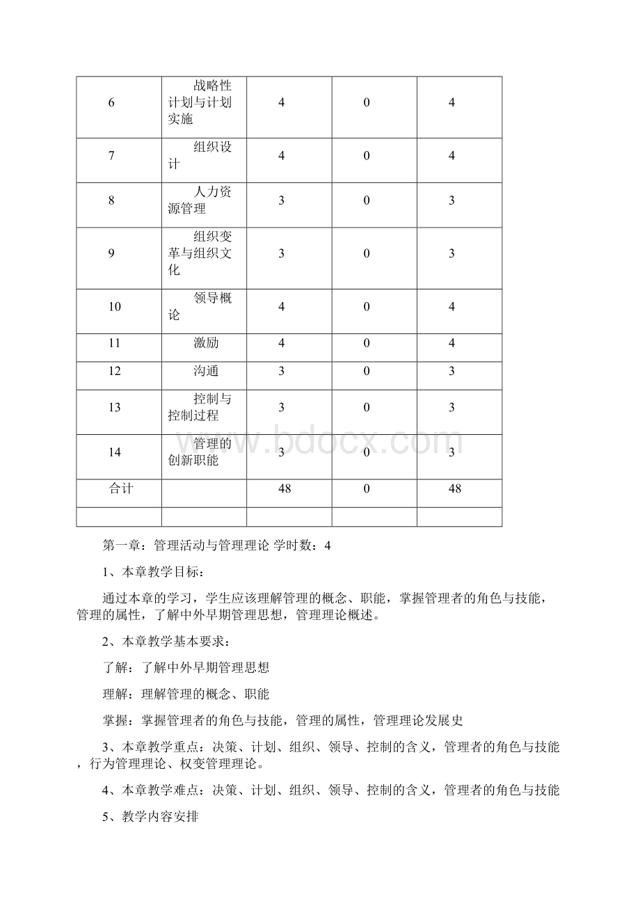 管理学课程教学大纲.docx_第2页