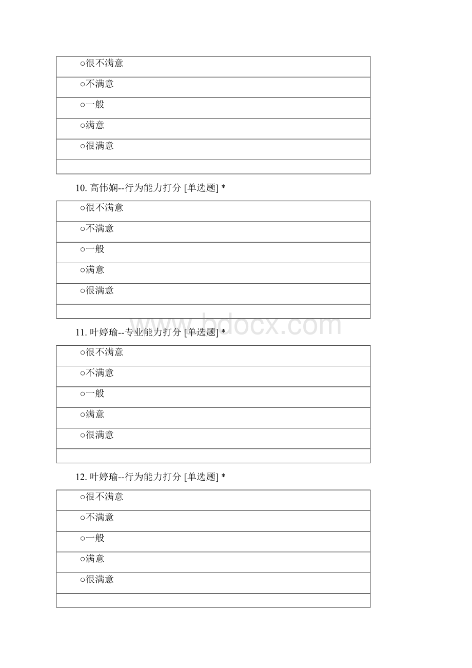 惠州树根口腔门诊员工年度考评打分Word下载.docx_第3页