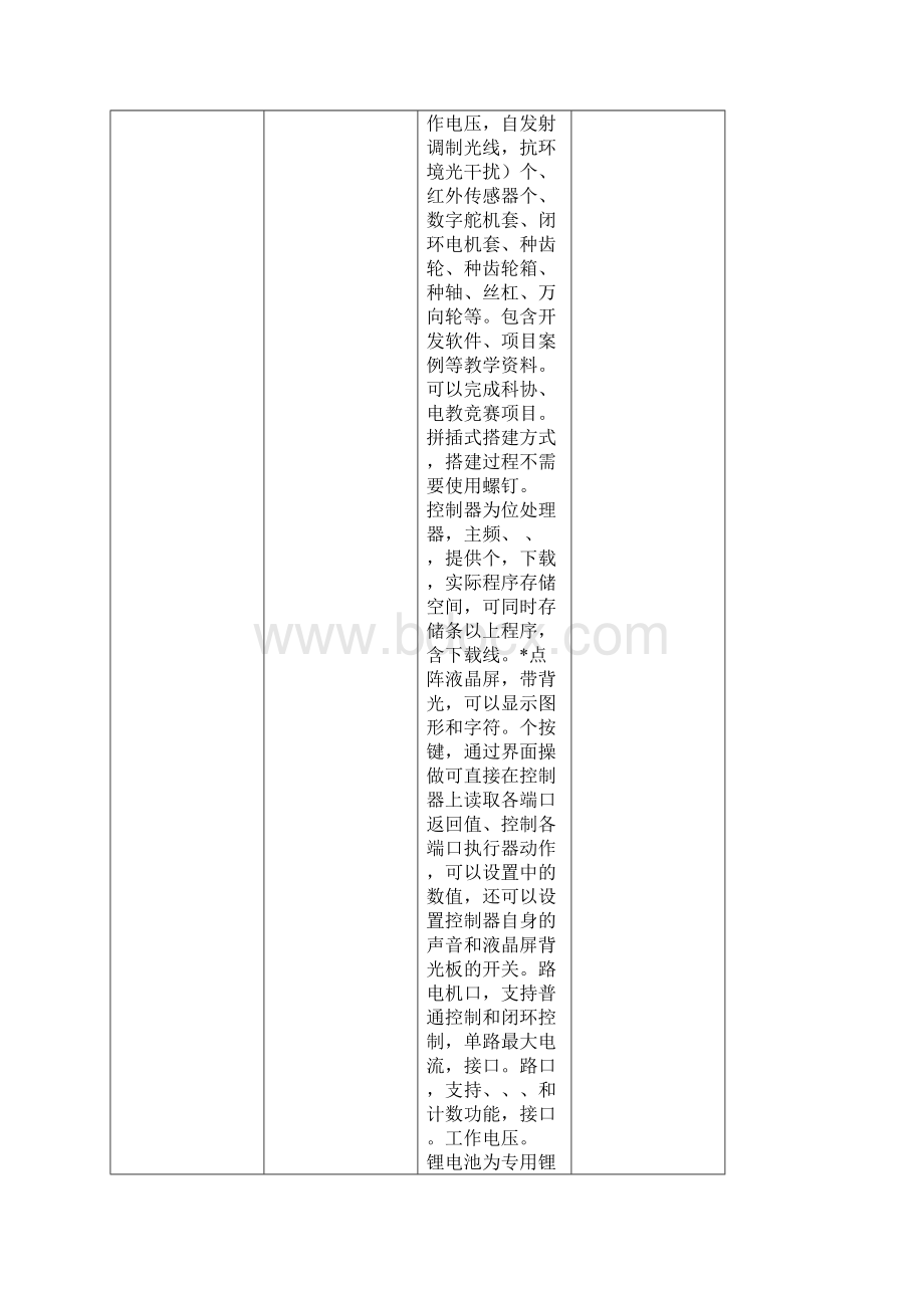 阜阳市颍州区文峰办事处中心学校机器人及配套设备采购项目.docx_第3页