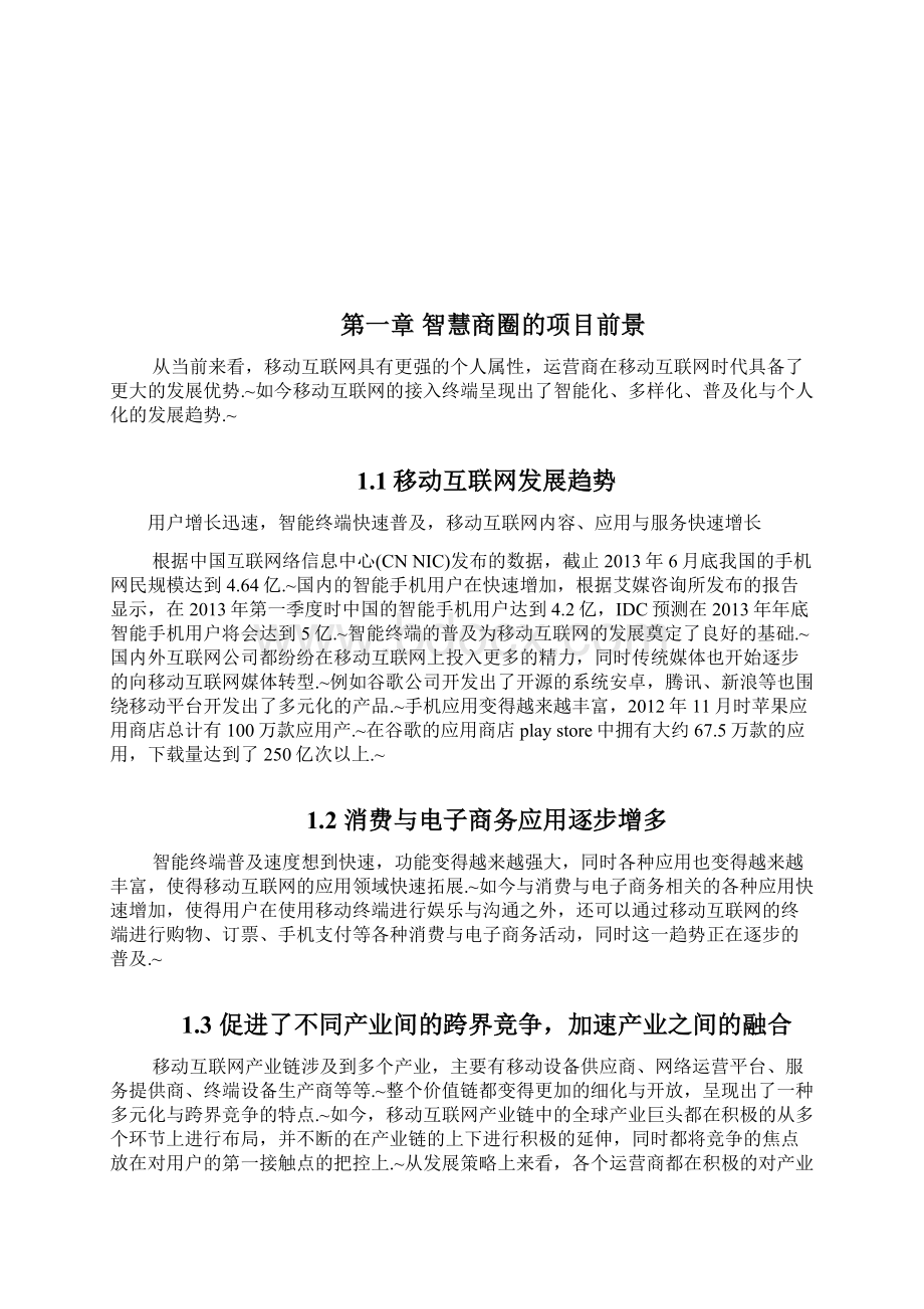 定稿XX城市智慧购物商圈项目建设商业计划书.docx_第2页