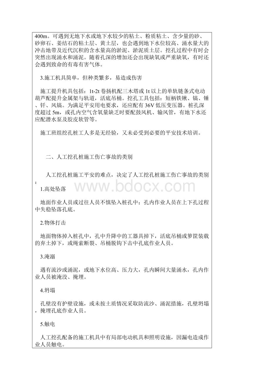 人工挖孔桩桩安全教育培训.docx_第2页