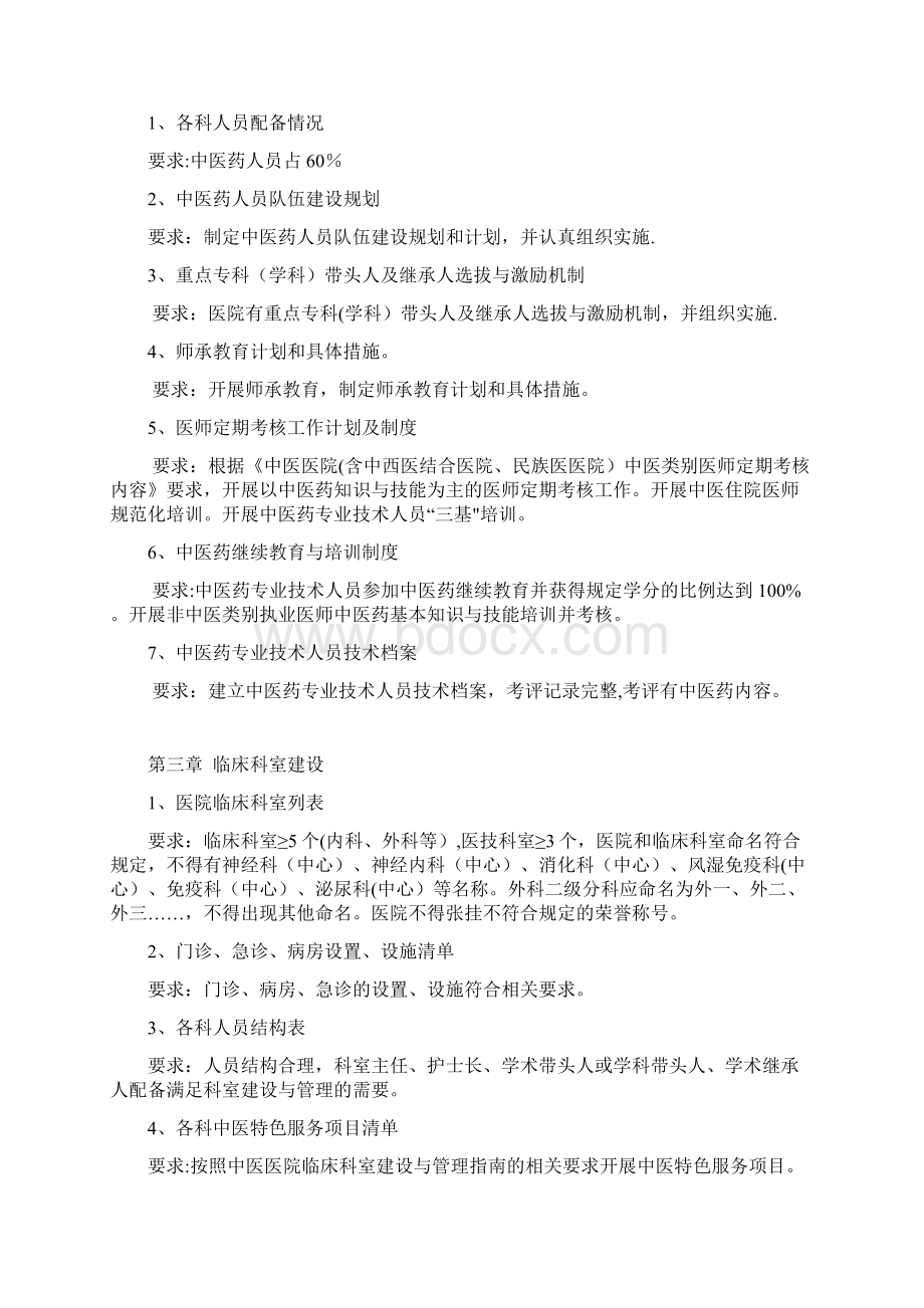 二级中医医院评审细则所需规章制度和材料.docx_第2页