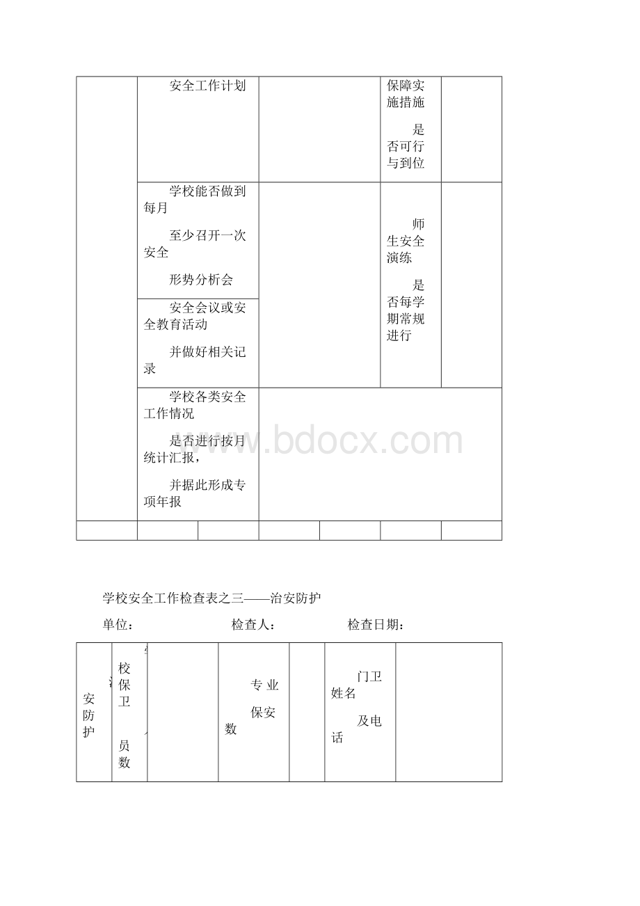 小学安全检查内容Word下载.docx_第3页