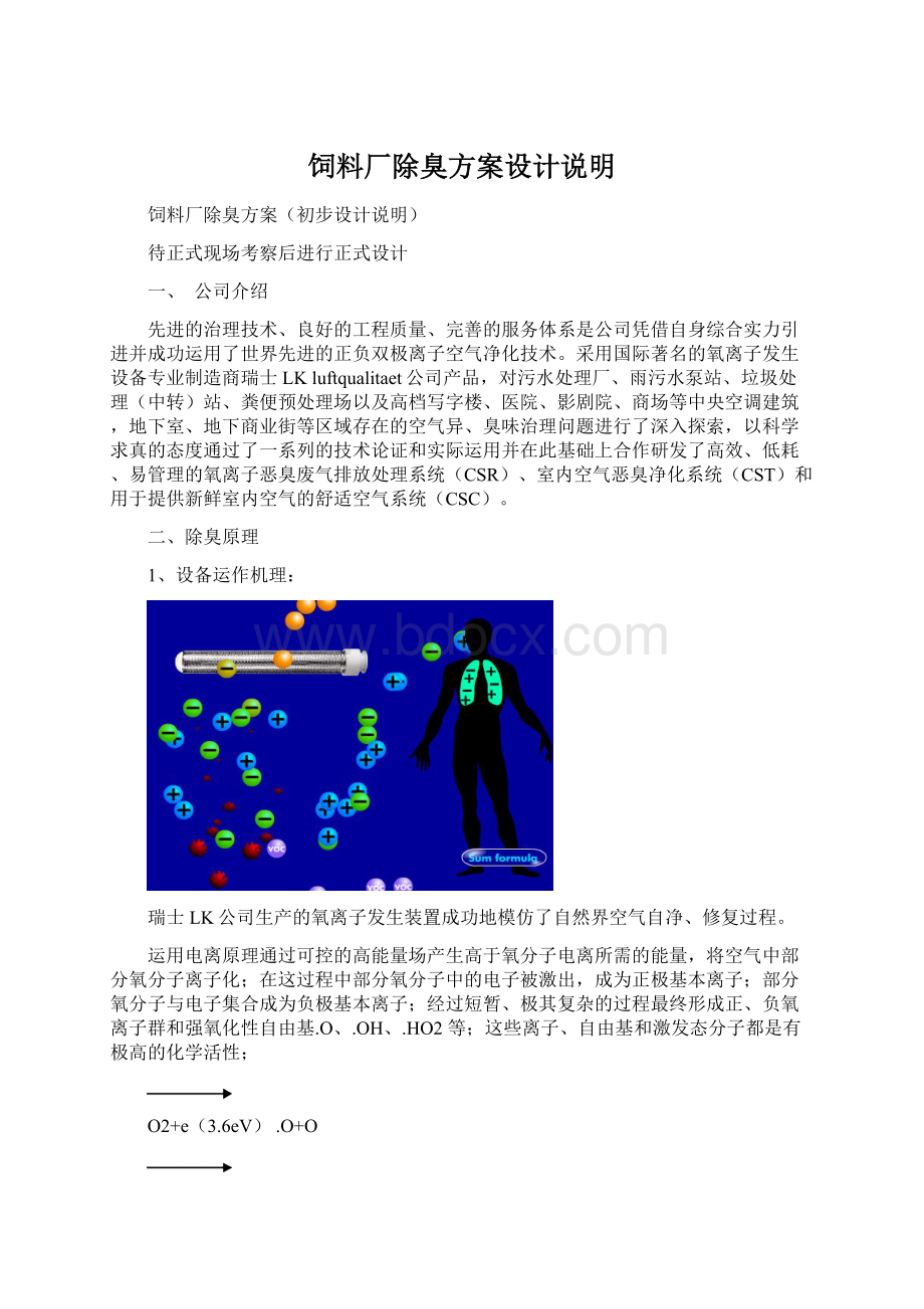 饲料厂除臭方案设计说明Word下载.docx