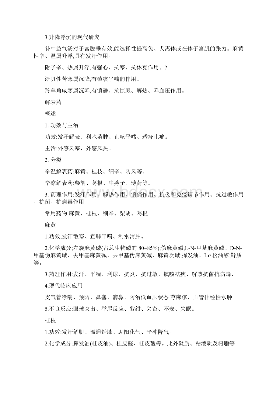 《中药药理学》全套复习资料可编辑Word文件下载.docx_第2页