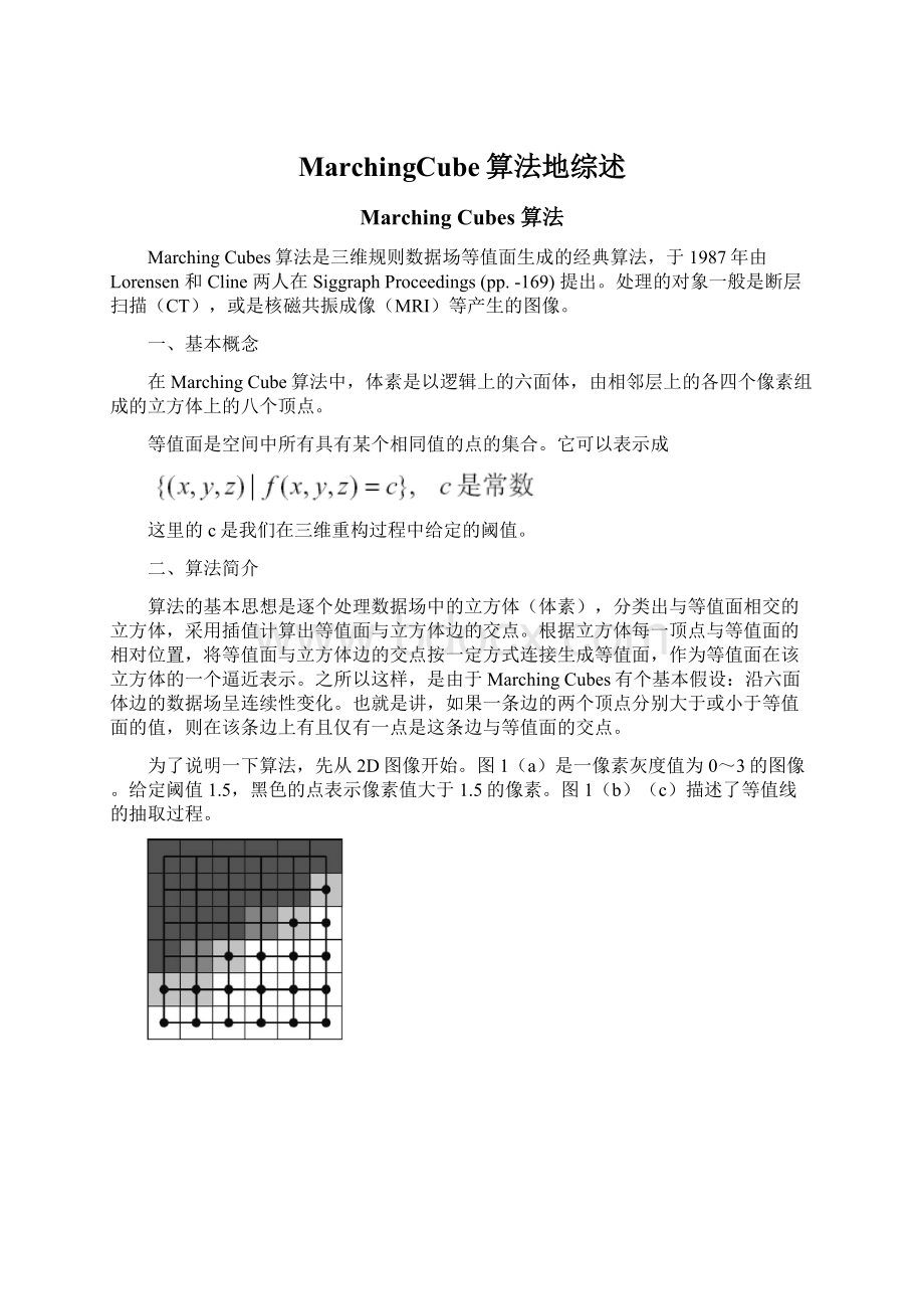 MarchingCube算法地综述.docx