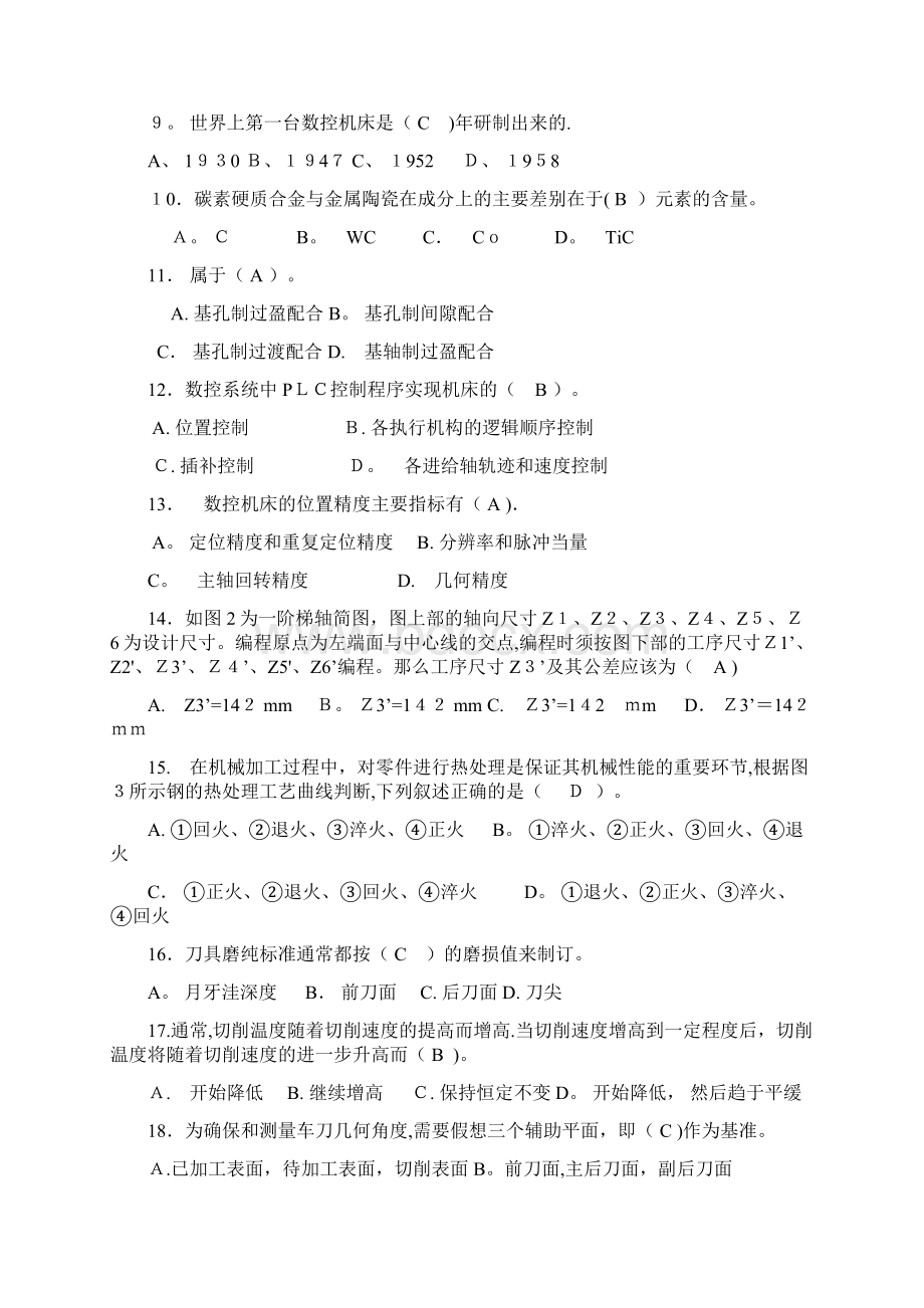 数控车床职业技能鉴定国家题库.docx_第2页