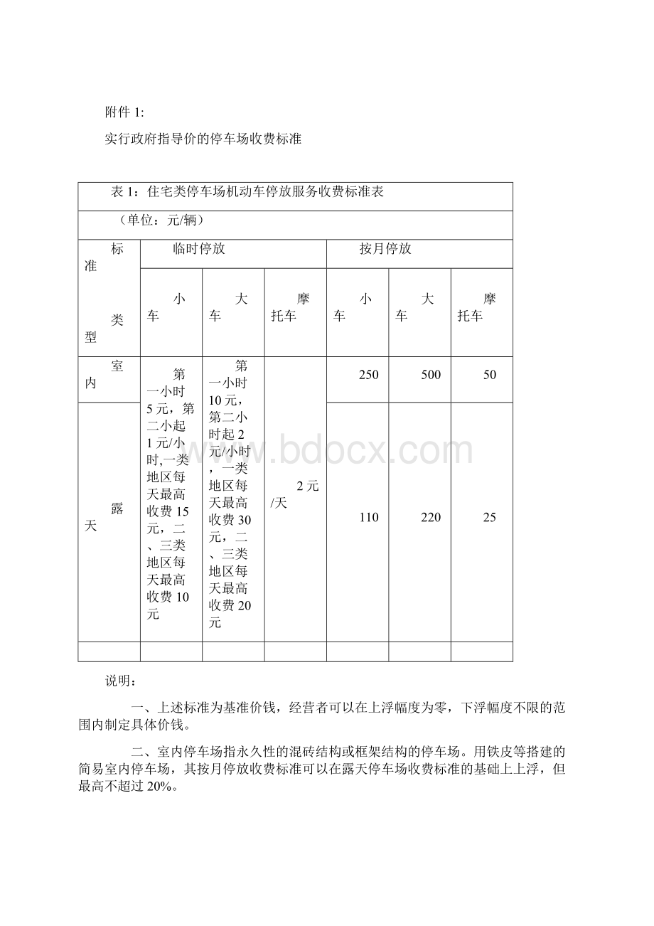 深圳市机动车停放服务收费管理办法深价规1号.docx_第2页