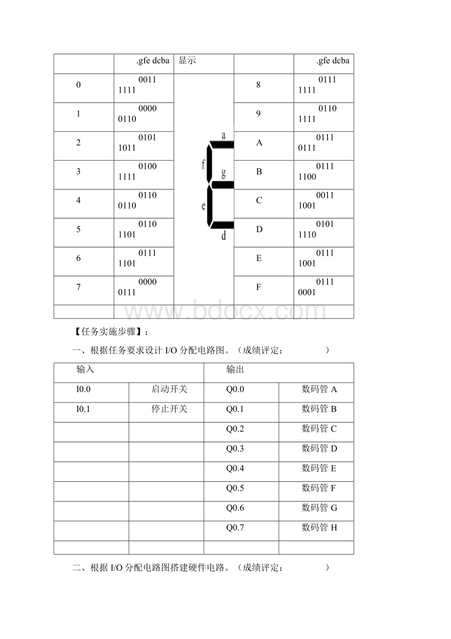 PLC用段位码显示09备课教案.docx_第3页